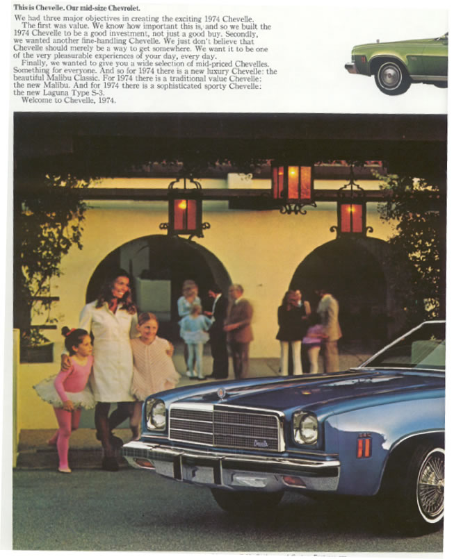 1974 Chev Chevelle Brochure Page 2